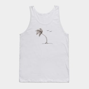 Palm Tree Sketch Tank Top